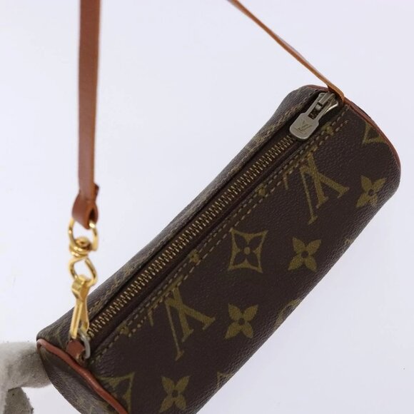 LOUIS VUITTON Monogram Papillon Pouch LV Auth - Picture 7 of 16